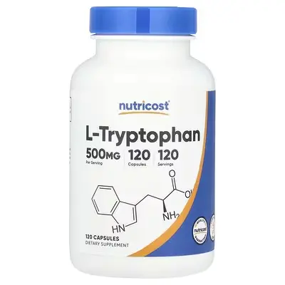 Nutricost L-Tryptophan 500mg, Capsules